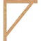 Ekena Millwork Traditional Block Smooth Bracket, Western Red Cedar, 3 1/2"W x 40"D x 48"H BKT04X40X48TRA05SWR - alternate 3